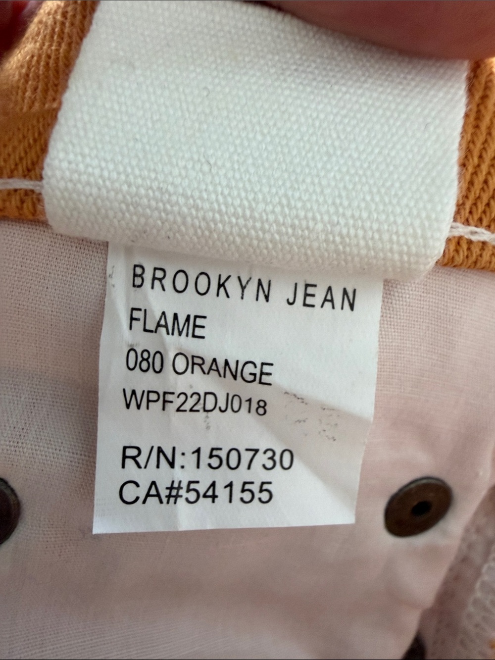 Ksubi Women's Rust Orange Straight-Leg Jeans - Picture 3 of 9